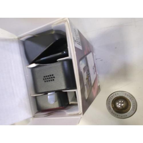 Black Wired Video Doorbell v2, 2K HD Video with Head-to-Toe view, 2-way Audio, Night Vision, Voice Assistants