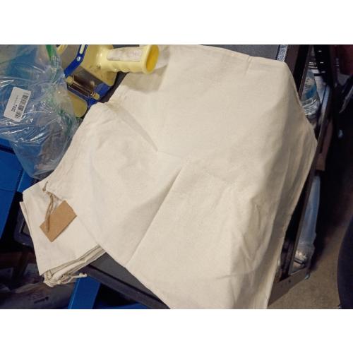 LEAFICO Cotton Storage Bags – X-Large 14x17 Inch (5-Pack) – Reusable Muslin Bags with Drawstrings – Biodegradable Canvas Fabric Sacks – Perfect for Bread, Bulk Produce, Potatoes, Onions, Shoes