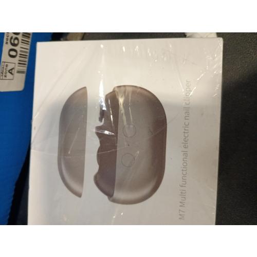 Electric Nail Clipper, Electric Nail Clippers for Seniors, 2026 3 in 1 Multifunctional Electric Nail Trimmer for Adults，Kids with Polishing and 2 Speeds (Grey)