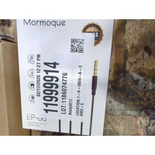 EP-06 Wired Earbuds in-Ear Earphones,Build-in Microphone Noise Isolating Headphones,3.5mm Jack 4.9ft Long Cord Ear Buds,HD Bass Audio,with 6 Ear Tips,for Smartphones/Laptop/Computer Etc-Black