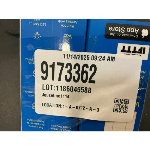 2 packs WYZE Smart 15 Amp Programmable Touch and Push Button Light Switch, White (2 -Packs)