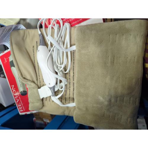 Sunbeam Premium Machine Washable Integrated Heating Pad with Compact Storage - King Size