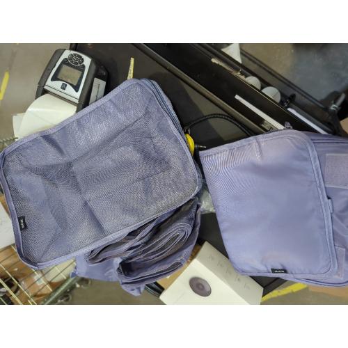 Packing Cubes for Travel - 9 Set Large Travel Cubes Luggage Organizer Bags Set With Laundry Bags/Shoe Bag/Toiletry Bag (Purple)