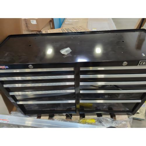 CRAFTSMAN 2000 Series 52-in W x 38.05-in H 10 -Drawer Steel Rolling Tool Cabinet ( Black )