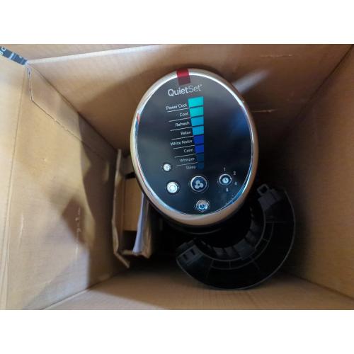 Honeywell QuietSet 40 in. H 8 speed Oscillating Tower Fan Remote Control