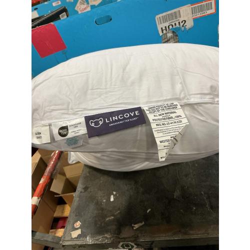 Lincove Signature 100% Natural Canadian White Down Luxury Sleeping Pillow - 800 Fill Power, 500 Thread Count Cotton Shell, Made in Canada, Standard - Soft, 1 Pack