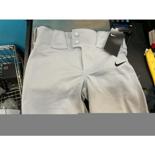 Size S Nike Vapor Select Big Kids' (Boys') Baseball Pants (BQ6443-105, Team White/Team Black/Team Black)