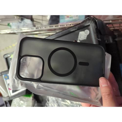 Compatible with iPhone 14 Pro Max Case, [Military Grade Drop Tested] [Compatible with MagSafe] Shockproof Protective Translucent Matte Hard Back Slim Case Cover (Magnetic Case-Frosted Black)