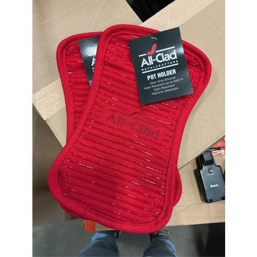 All-Clad Premium Pot Holder, 2 Pack, Chili Red
