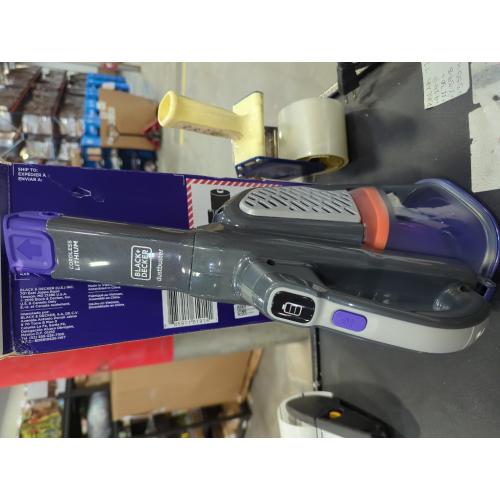 Grey and Purple BLACK DECKER dustbuster AdvancedClean  20-Volt Cordless 2.9-Cup Handheld Vacuum Pet