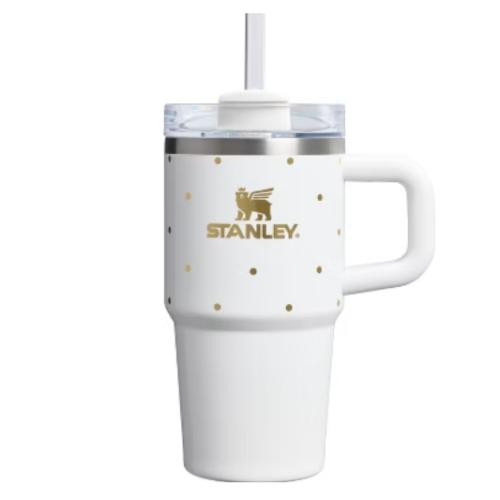 Stanley 20 oz Stainless Steel H2.0 FlowState Quencher Tumbler Frost Polka Dot