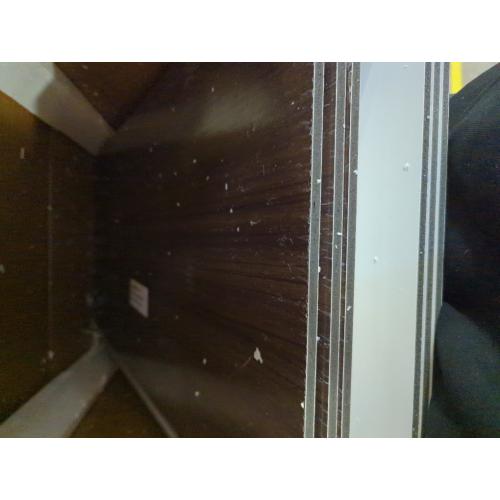 6 PCS Wire Rack Covers for Pantry Wood Grain, 33''W * 16''D (Ready to Use) Faux Wood Shelf Covers for Wire Shelving, Rustic Closet Shelves Covering Toppers - Bathroom, Kitchen, Garage (Dark)