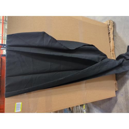 Black Shower Curtain 256GSM Heavy Duty Waffle Woven Bathroom Shower Curtains, Weighted Fabric for Hotel Spa Luxury Polyester Bath Curtain with 12 Hooks Halloween, 72Wx72H