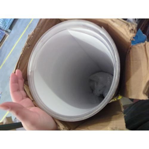 Clear Frosted Privacy Plastic Sheet,1mm Thick Polypropylene Panel,Weatherproof Privacy Screen for Balcony,for DIY Crafts Projects Home Applications,Easy Cut (1m x 5m(3.3ft x 16.4ft))