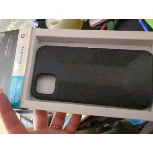 Speck Presidio Grip Hard Case for Google Pixel 4 XL - Black