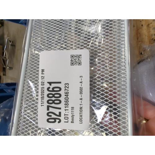 Magnetic Basket Organizer Holder for Fridge Magnetic Storage Bin Box Containers for Refrigerator Whiteboard Classroom (Large, White)