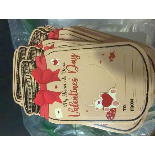 Valentines Day Cards for Kids-50 Pack Happy Valentine's Day Card Bulk with 50 Treat Bags-DIY Valentine Exchange Cards for Boys Girls Toddler School Class Classroom Party Favors (Candy Not Included)