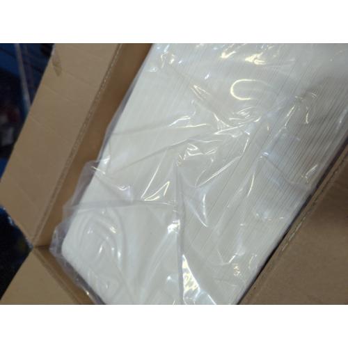 Vplus 100% Compostable 5 Compartment Plates 125 Pack Eco-Friendly Disposable Sugarcane 10 x 8 inch Bagasse School Lunch Tray Perfect for Boys and Girls