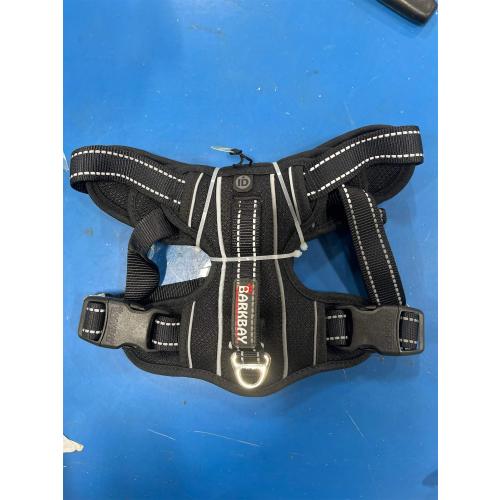 BARKBAY Dog Harness No Pull for Large Dogs - Adjustable, Reflective, Comfortable, No Choke, Heavy-Duty - Perfect for Outdoor Training, Walking, and Hiking - Strong & Durable - L & Black