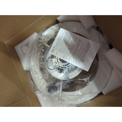 Ceiling Fans with Lights and Remote - 20'' Low Profile Ceiling Fan, 3000-6500K Dimmable Modern Flush Mount LED Fan Light, 6 Speeds, Quiet DC Motor, White Ceiling Fans for Bedroom, Living Room