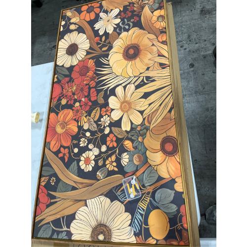 Aurlan Tropical Beach Sunset Framed Wall Art(16x24), 3PCS Coastal Ocean Island Canvas Artwork, Vintage Seascape Landscape Scenery Decor Prints for Office Home (Little Damaged; see the pictures)