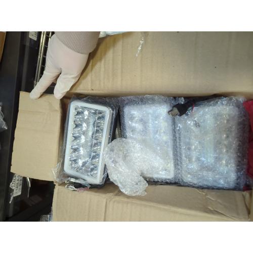 AMUNIESUN 4PCS 4X6 Inch LED Halo Headlights Sealed Beam DRL Turn Light Compatible With Chevy Suburban C10 C20 K10 K30 K5 Blazer (1981-1987) H4651 H4642 H4652 H4656 H4666 H4668 H6545 Replacement