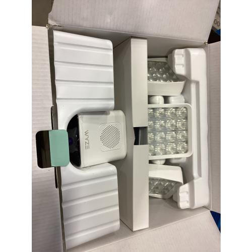 Wired Outdoor Wi-Fi Floodlight Pro Home Security Camera with 2K Resolution and App Control, Works with Alexa and Google