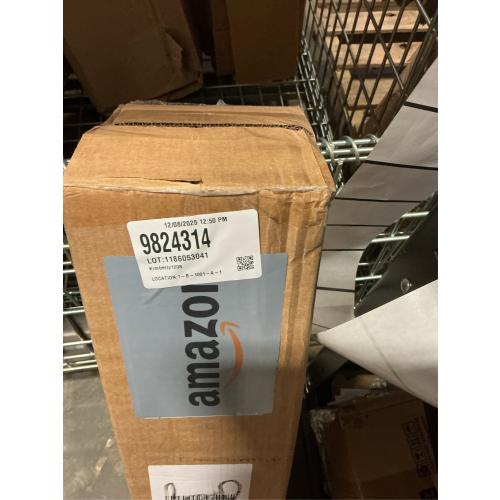 Glitzhome 9ft Christmas Garland for Mantle, Pre-Lit Snow Flocked Christmas Garland with Warm White LED Lights and Timer for Fireplace, Dining Table, Stairs Christmas Decoration