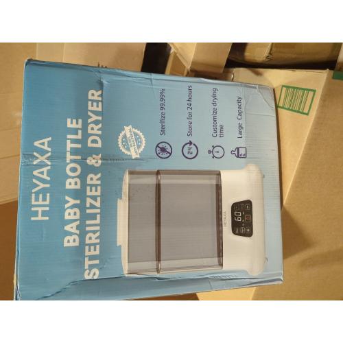 HEYAXA Portable Milk Warmer Bundle with Baby Bottle Steri-lizer and Dryer