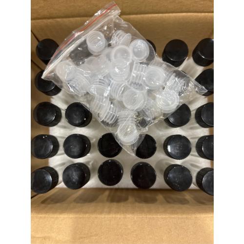 Nicunom 30 Pack 30ml Glass Vials with Screw Caps and Stoppers, 1oz Clear Glass Bottles Small Empty Vials Liquid Sample Vial, Leak-Proof