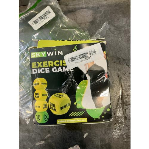 TidyFriend Exercise Dice – 6 Sided Foam Workout Dice for Teens & Adults, Fun Fitness Equipment for Solo or Group Classes, Home Gym Use – Great Workout Equipment & Gifts for Gym Lovers (Yellow)