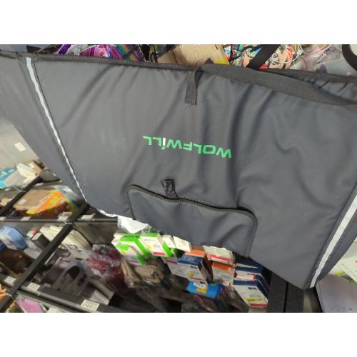 Upgraded Tailgate Bike Pad, Waterproof Truck Tailgate Pad Cover for 5 Mountain Bikes with Reflective Strips Tool Pocket Rear Camera Opening