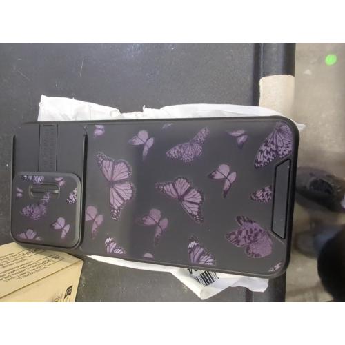 for Moto G 5G 2025 Case - Women Girls Cute Phone Cover Girly Pretty Aesthetic Black Butterfly Unique Design with Camera Cover and Ring Stand Funda for Motorola G 5G 2025