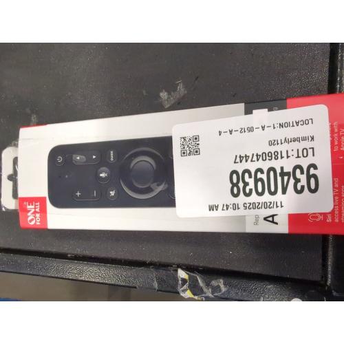 One For All URC1110 Apple TV Replacement Remote