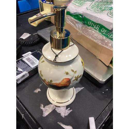 Avanti® Gilded Birds Bath Soap/Lotion Dispenser