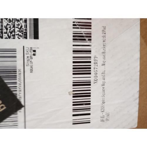 KZKR Square Spin Mop and Bucket Set with Self Separation Dirty and Clean Water System,Self Wringing 360° Rotating Mops Head for Home Floors Cleaning (2.0 mop Bucket Set with 2 Pads)