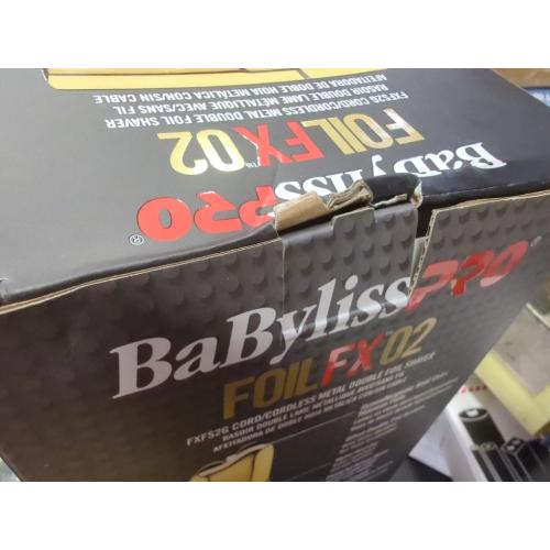 Color Gold BaBylissPRO FOILFX02 Cordless Gold Metal Double Foil