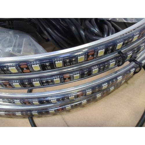 15.5 Inch Cool White Rim Lights,Wheel Light for Cars,Pure White Wheel Lights,6500k Cool White,IP68 Waterproof,Rocker Switch Control,Double Row LED Beads（4 Pcs ）