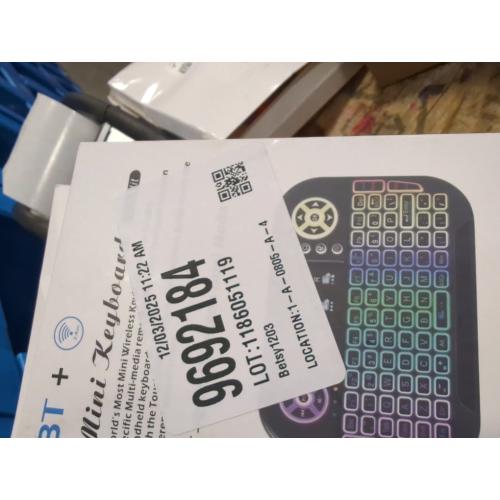 A8 Mini Bluetooth Keyboard, Dual Modes(2.4GHz/Bluetooth) Wireless Keyboard Controller with Touchpad Mouse Combo,3-7 RGB Backlits, Rechargeble, Remote Control for Computer/Tablet/Mobile Phone/TV Box