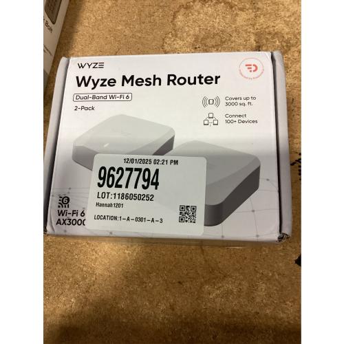 AX3000 Dual-Band Wi-Fi 6 Mesh, Covers 3000 Sq. ft, Replaces Router  Extender, Wired Backhaul, 2x 1 Gbps ports (2-pack)