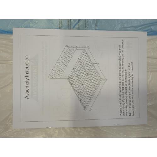 Cream King Bed Frame