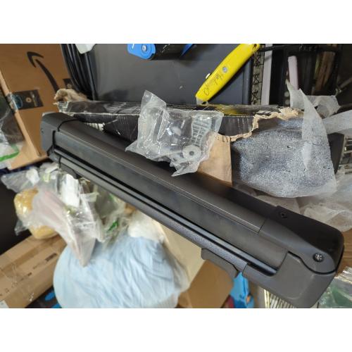 Thule Ski Racks, Black (TH7325B), for Car, Aluminium, 75 kg Load Capacity, Convenient Loading and Unloading of Skis and Snowboards 2 Pack