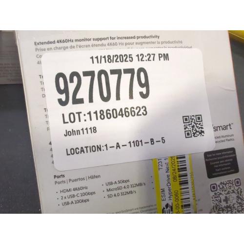 HyperDrive Next 10-Port USB C Hub: 10 Gbps Data Transfer, 4 USB Ports