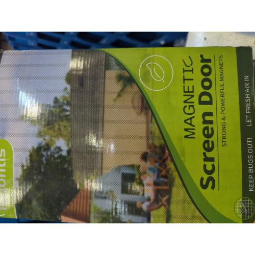 Magnetic Screen Door - Fits Door Opening 36 x 82 in, Actual Screen Size 38x83, Hands Free Mesh Partition,Heavy Duty Curtain Keeps Bugs Out, Frame Hook & Loop, Pet and Kid Friendly is