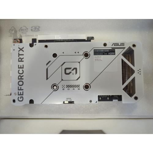 White ASUS Dual GeForce RTX™ 4070 Super EVO White OC Edition 12GB GDDR6X (PCIe 4.0, 12GB GDDR6X, DLSS 3, HDMI 2.1a, DisplayPort 1.4a, 2.5-Slot Design, Axial-tech Fan Design, 0dB Technology, and More)