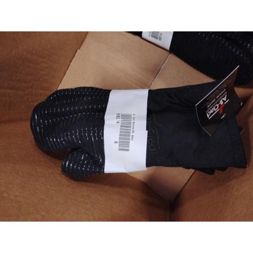 All Clad Silicone Oven Mitt: Heat Resistant up to 500 Degrees - 100% Cotton & Silicone, 14x7 Oven Mitt for Kitchen and Barbeque, 6-Pack, Black