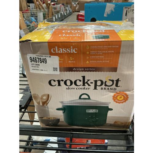 Crock-Pot 4.5qt Slow Cooker Ponderosa Green
