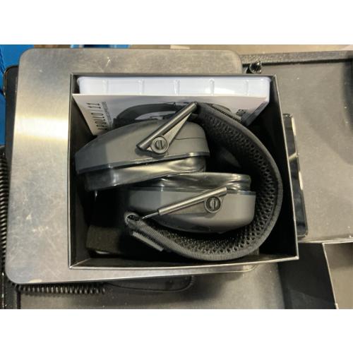 Savior Equipment Apollo Electronic Sound Suppressor, Black, Collapsed: 5.5 x 5.5 x 4