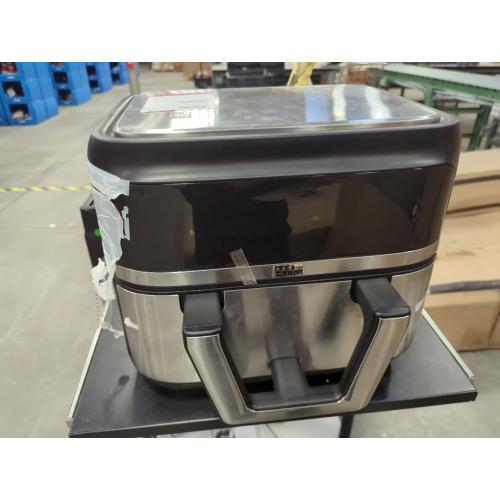 Bella Pro Series - 9-qt. Digital Air Fryer with Dual Flex Basket - Stainless Steel