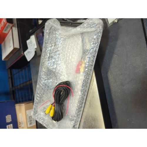 Alpine KTX-C10LP License Plate Camera Mount   Alpine PCAM Rear View Camera Bundle